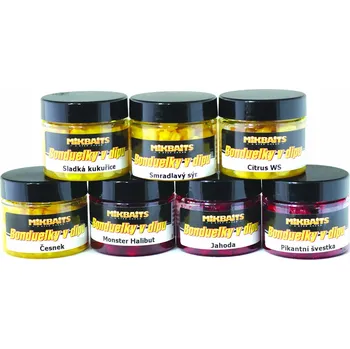 Boilies Mikbaits - Kukuřičky v dipu 50ml - Ananas N-BA