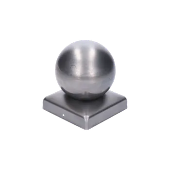 Příslušenství pro plot KOVIAN, s.r.o. Stříška na sloupek-kulatá základna 40 x 40 mm, koule 40 mm