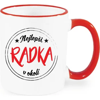 Hrnek - Nejlepší Radka v okolí Barva: Červená