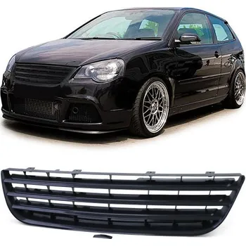 Tuning Maska chladiče bez loga Černá pro VW Polo 9N3 05-09