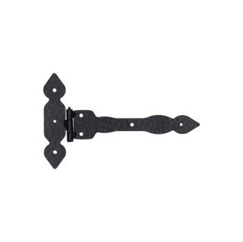 Dveřní kování KOVIAN, s.r.o. Kování ozdobné, 148x218x3mm, povrch RAL9005 matná