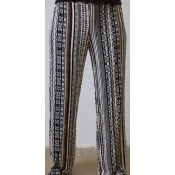 Dámské kalhoty Dámské plátěné kalhoty | Vzorované