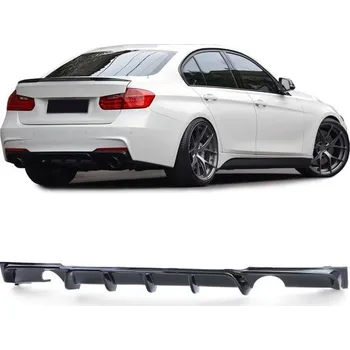 Tuning Zadní difuzor performance lesklá koncovka výfuku na obou stranách pro . BMW 3 Series F30 11-19