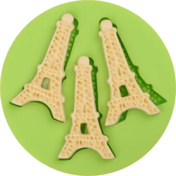 Formička Silikonová formička tři malé Eiffelovky
