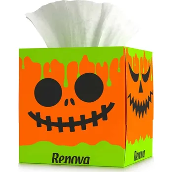 Papírový kapesník RENOVA Papírové kapesníky Halloween, 50 ks