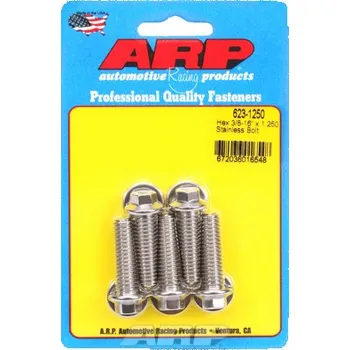 Šroub 3/8 "- 16 x 1.250 hex SS šrouby" (5ks)