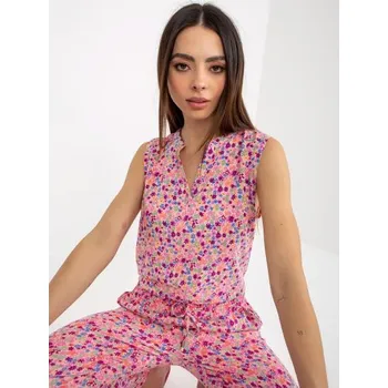 Dámská halenka Dámská halenka bez rukávů FRESH MADE růžová