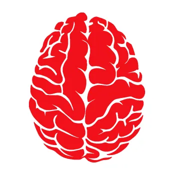 Samolepící dekorace SAMOLEPKA Mozek 001 pravá (10 - červená) NA AUTO, NÁLEPKA, FÓLIE, POLEP, TUNING, VLASTNÍ TEXT, TISK, AUTOSAMOLEPKY.cz, POLEPY, OBRÁZEK, LOGO, SAMOLEPKY