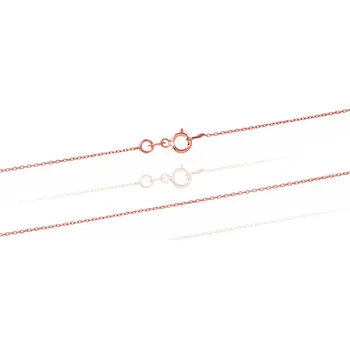 Řetízek GEMMAX Řetízek z růžového zlata Anker – šířka 0,8 mm, délka 50 cm – zlatý šperk ryzosti 585/1000 v Dárkovém balení s Certifikátem GUCRN-50-19161