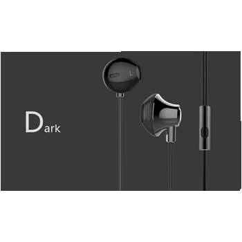 Sluchátka USAMS SJ022 Universal 1.2m Grey In-ear Headphone Stereo Earphone