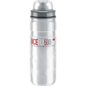 Láhev ELITE termoláhev ICE FLY 22' čirá 500 ml (Thermo-láhev na pití Elite Icefly, 500ml, čirá)