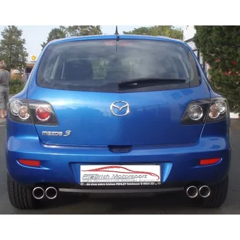 Výfuk pro motocykl Gr.A Duplex Výfuk Mazda 3 (BK) Hatchback - s certifikátem ECE (962204D-X)