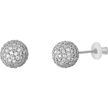 Náušnice Stříbrné náušnice pecičky kuličky STNAU1416F