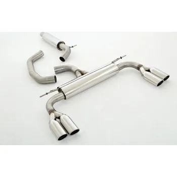 76mm Výfukový systém- Duplex Audi A3 8V sedan FWD - s certifikátem ECE (991056BSL-X3-X)