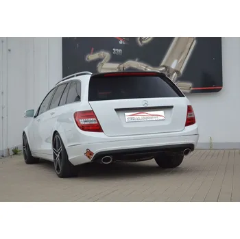 Tlumič výfuku sportovní tlumič výfuku- Duplex Mercedes C/S/W204 C-Klasse - s certifikátem ECE (971609AD-X)