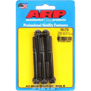 Šroub 1/4 "- 20 x 2.750 12pt černý oxid šrouby" (5ks)