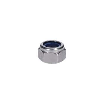 Matice KOVIAN, s.r.o. nerezová matica (M12) šesťhranná, poistná, vysoká s PA vložkou, DIN982/A2 /AISI304