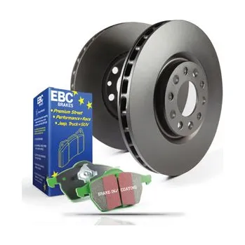 Brzdová destička Přední sada EBC PD01KF1365 - Brzdové kotúče Premium OE + brzdové dosky Greenstuff