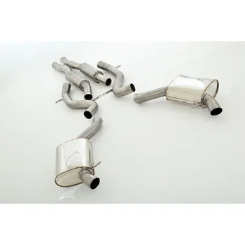 2x76mm Výfukový systém- Duplex Mercedes A/C217 (221) S-Klasse - s certifikátem ECE (991625TD-X3)