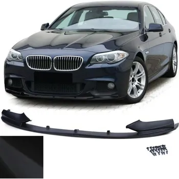 Tuning Spoiler lip předního nárazníku černý matná pro . BMW 5 Series F10 F11 10-17