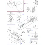 NICE PRRB03B kit krytů PPD1211.45401 a PPD0893.4540 kryt přední a zadní s logom pro RB/ RD