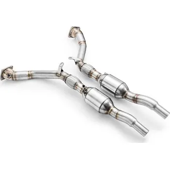 Zadní díl výfuku Downpipe AUDI A6, S6, Allroad C5 2.7 T + SILENCER