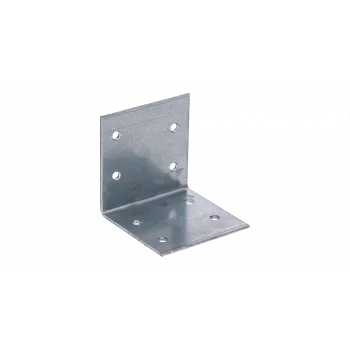 Tesařské kování domax úhelník široký 60x60x60mm, 2,0mm, pozink, díry průměr 4,5mm - v počte 8ks