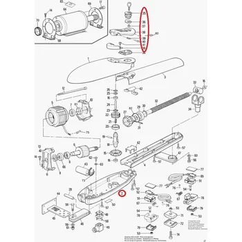 NICE SMA3 dvierka odblokovania pre MOBY- komplet