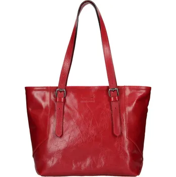 Kabelka Dámská kožená kabelka Marta Ponti Alea - červená