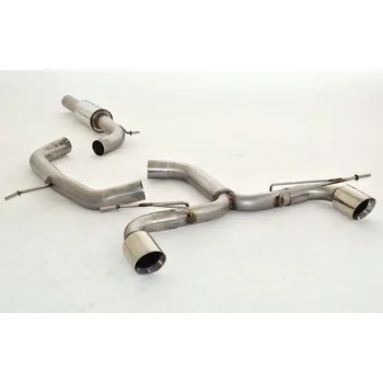 76mm Výfukový systém- Duplex VW Golf VI - s certifikátem ECE (991445A-X3-X)