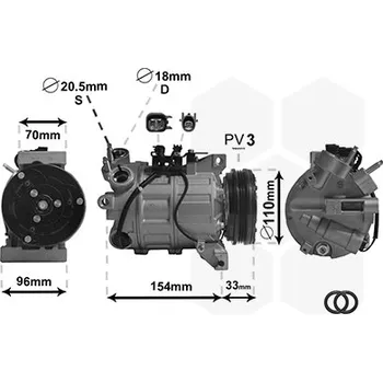 Kompresor klimatizace Kompresor klimatizace VAN WEZEL 5900K183