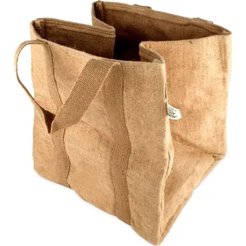 Květináč UGro Jute Square Reinforced - Textilní jutový květináč hranatý Objem: 30L - 30x30x30cm