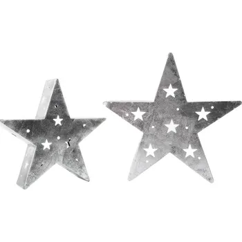 Vánoční dekorace Small Foot Stojan na čajové svíčky Star