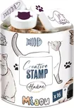 AladinE Creative Stamps 16 ks kočky
