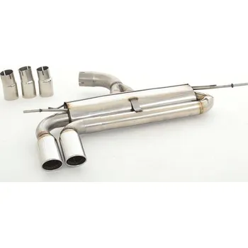 Tlumič výfuku 76mm sportovní tlumič výfuku Audi A3 8P FWD - s certifikátem ECE (971025T-X3-X)