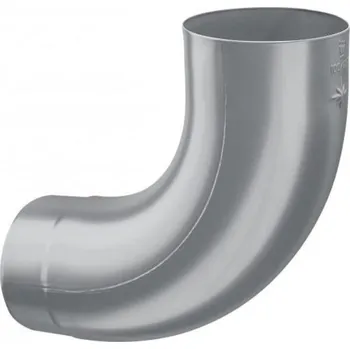 okap Koleno hliníkové světle šedé 100/85st. lisované