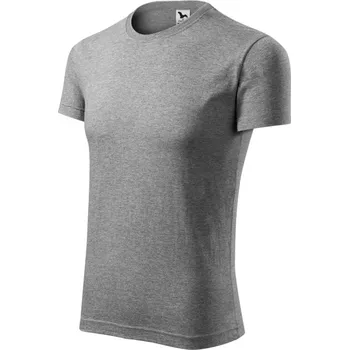 Viper tričko pánské M tmavě šedý melír