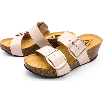 Dámské pantofle Dámské kožené pantofle 876038 NAPA RUST MAQUILLAJE Plakton béžová Barva: maquillaje, Velikost: 39