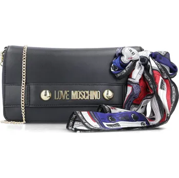 Šátek Love Moschino Crossbody kabelka + šátek | Barva:černý | Velikost:OS