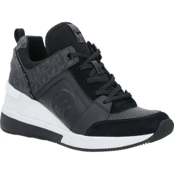 Dámské holínky Michael Kors Tenisky GEORGIE s přídavkem kůže | Barva:černý | Velikost:39