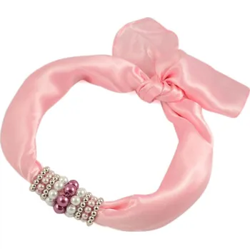 Šátek Šátek s bižuterií Letuška 299let001-23 - růžový