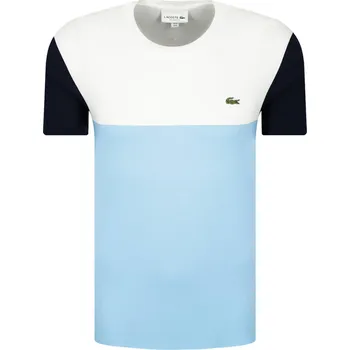 Pánské tričko Lacoste Tričko | Barva:světlo modrá | Velikost:XXL