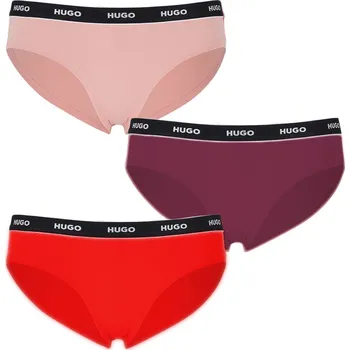 Kalhotky HUGO francouzské kalhotky 3 pack 972 - Vícebarevné / L