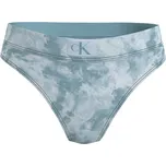 Dámské plavkové kalhotky KW0KW02124 0GY modrá - Calvin Klein S