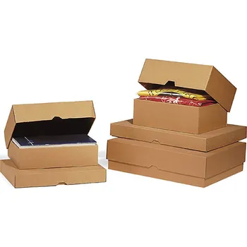 Karton Úložná krabice s výsuvným víkem, 302 x 213 x 80 mm, formát A4, kvalita 1.20E