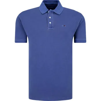 Pánská košile Tommy Jeans Polokošile TJM ESSENTIAL | Barva:modrý | Velikost:M