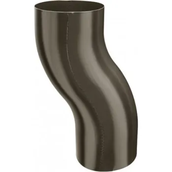 okap Koleno hliníkové zeleno hnědé 120 mm odskokové