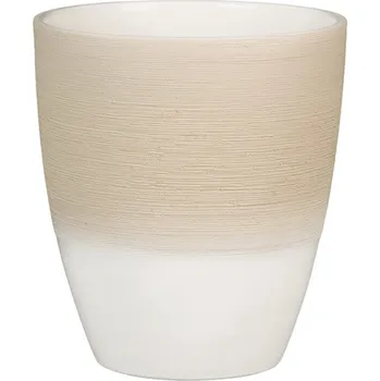 Obal na květináč Scheurich Obal keramický Vanilla Cream pro orchideje 15/650 krémový škrábaný matný