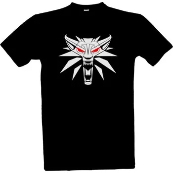 Tričko s potiskem The Witcher 3 - Medailon pánské