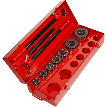 Závitořezný nástroj VIRAX Sada závitnice + hlavy BSPT pravé 3/8"-2"